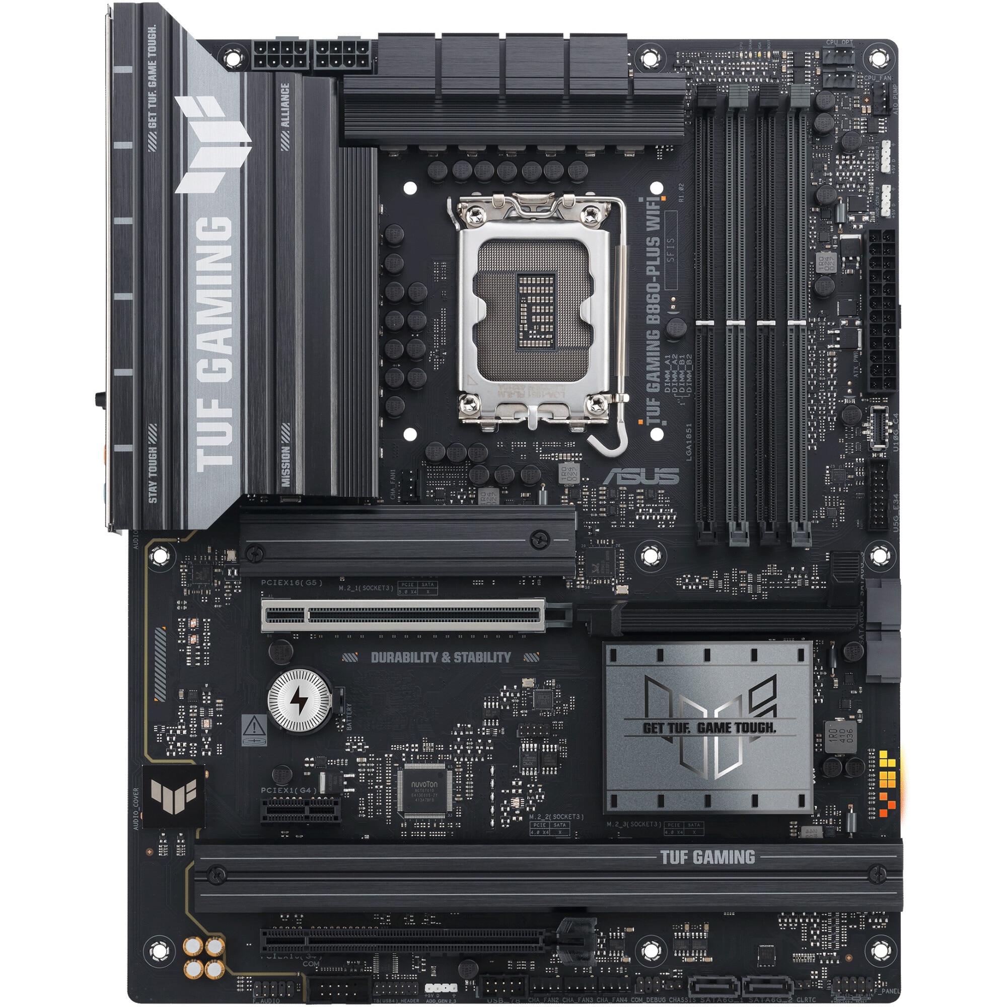 Fotografie Placa de baza ASUS TUF GAMING B860-PLUS WIFI, Socket LGA1851