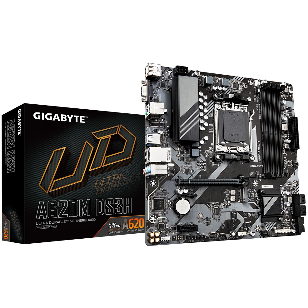Fotografie Placa de baza Gigabyte A620M DS3H, Socket AM5