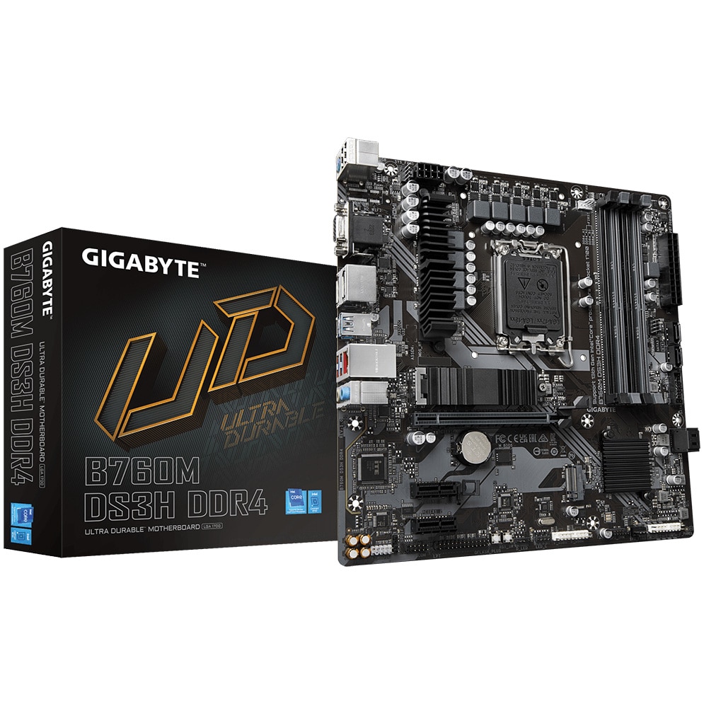 Fotografie Placa de baza Gigabyte B760M DS3H DDR4, Socket 1700
