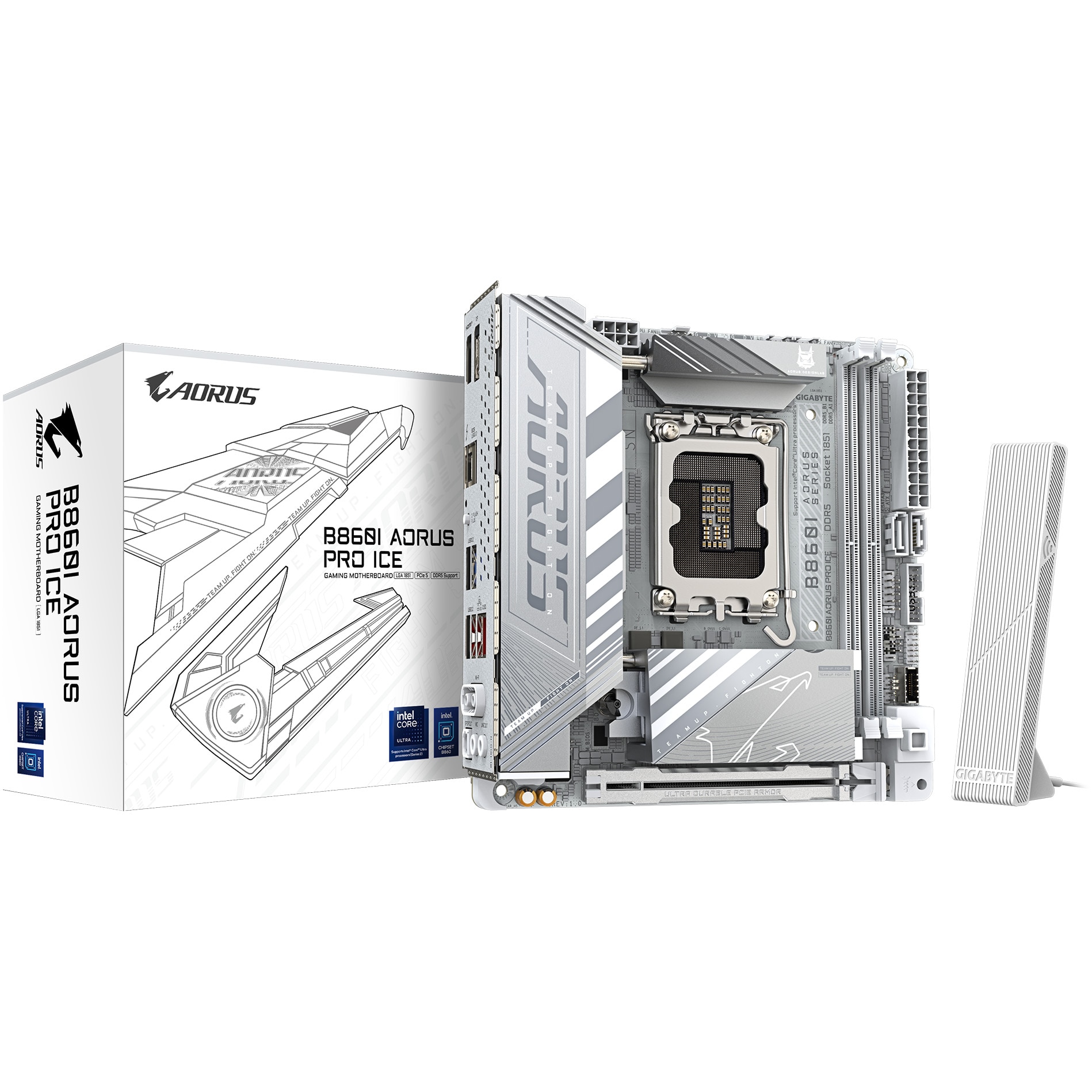 Fotografie Placa de Baza GIGABYTE B860I AORUS PRO ICE, Socket LGA1851