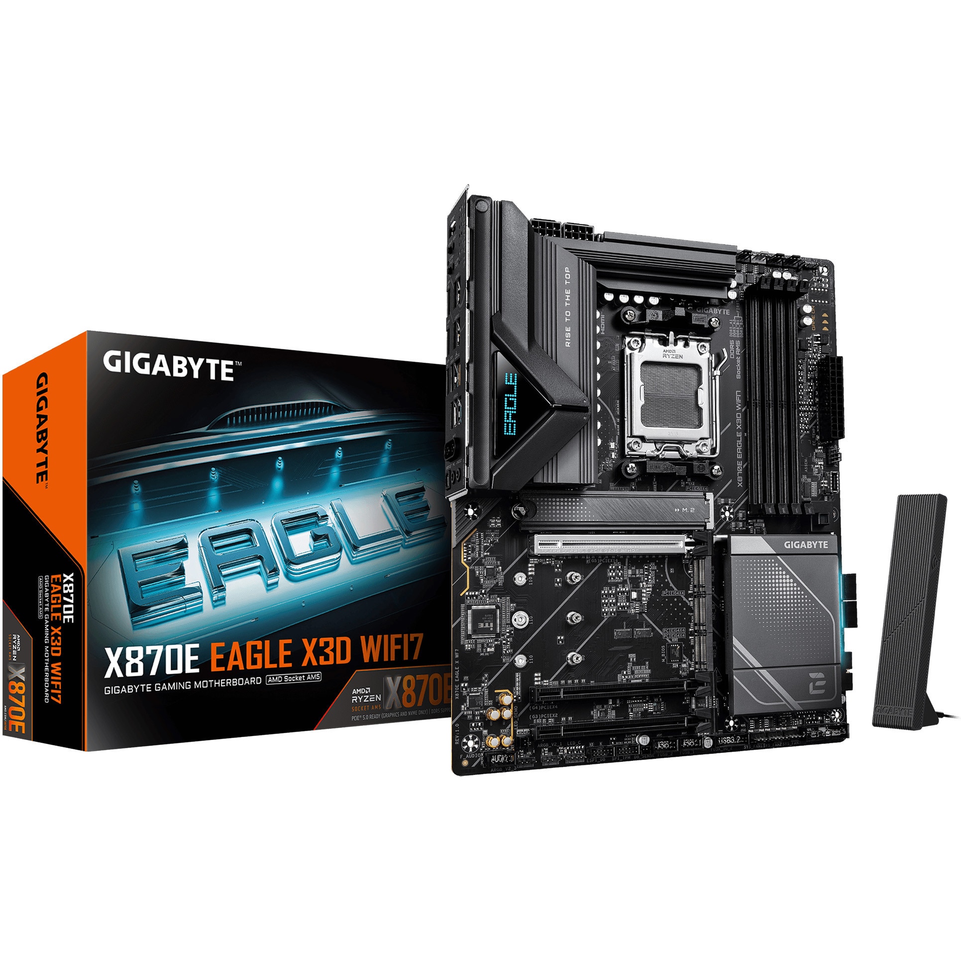 Fotografie Placa de baza Gigabyte X870 EAGLE WIFI7, Socket AM5, DDR5, ATX