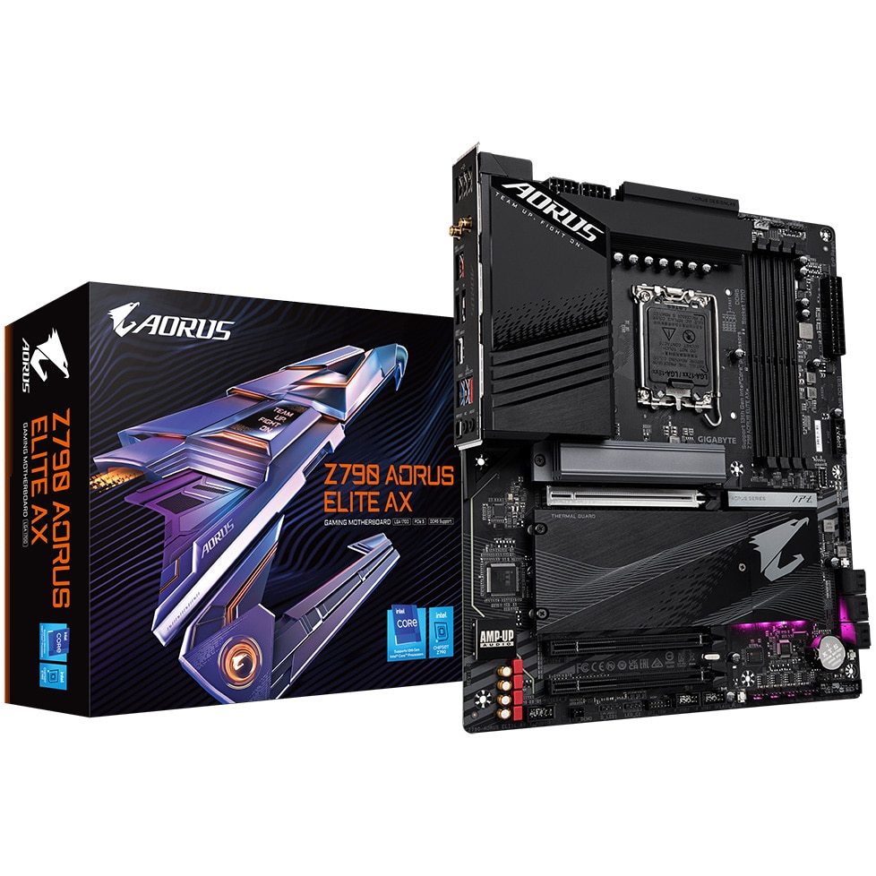 Fotografie Placa de baza GIGABYTE Z790 AORUS ELITE AX, Socket 1700, DDR5