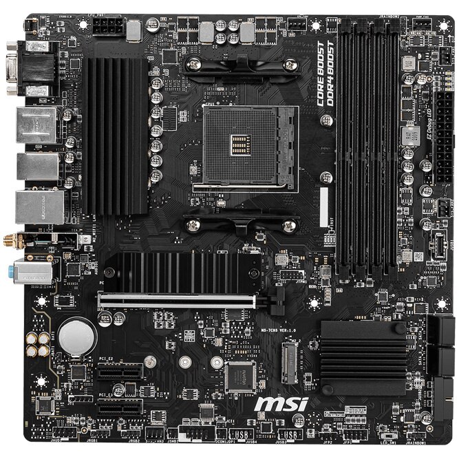 Fotografie Placa de baza MSI B550M PRO-VDH WIFI, Socket AM4