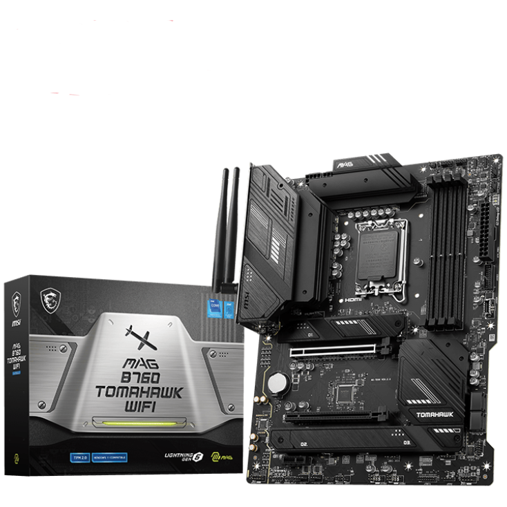 Fotografie Placa de baza MSI MAG B760 Tomahawk WIFI, Socket 1700