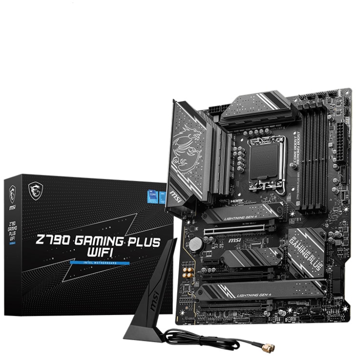 Fotografie Placa de baza MSI Z790 GAMING PLUS WIFI DDR5, Socket 1700, WIFI