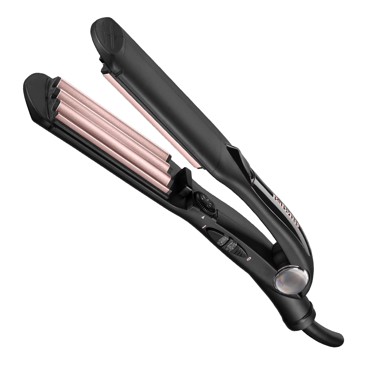 Fotografie Placa pentru creponat parul BaByliss 2165CE, 210 °C, Turmalina-Ceramica, Negru