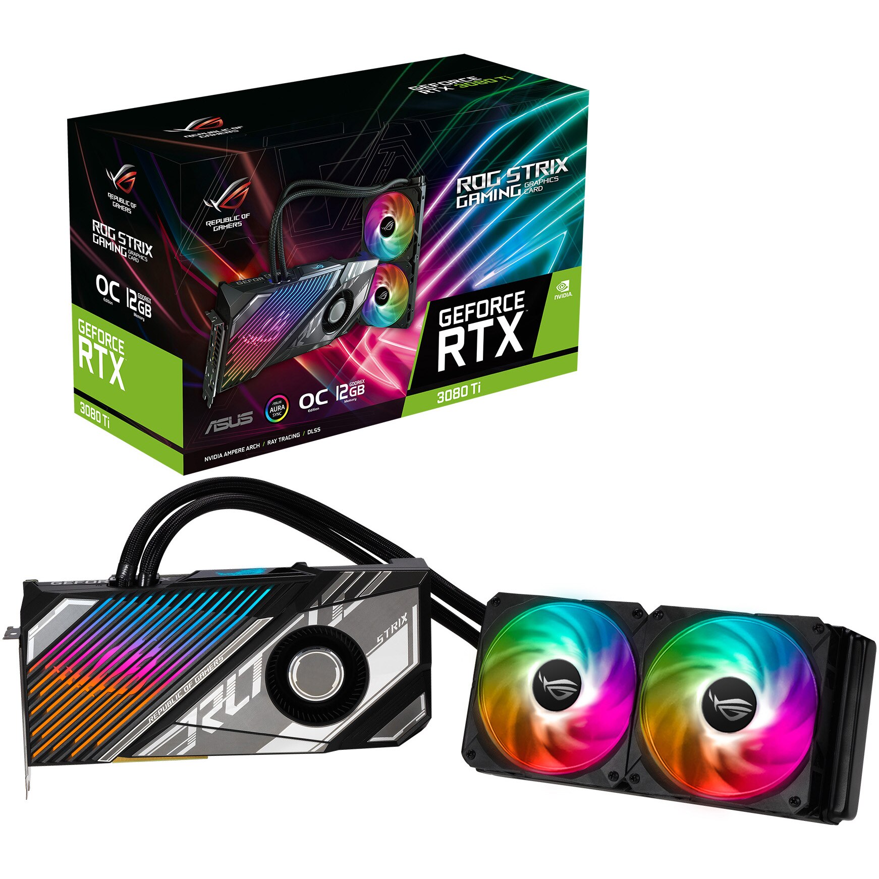 Fotografie Placa video ASUS ROG Strix GeForce® RTX™ 3080 Ti OC, 12GB GDDR6X, 384-bit