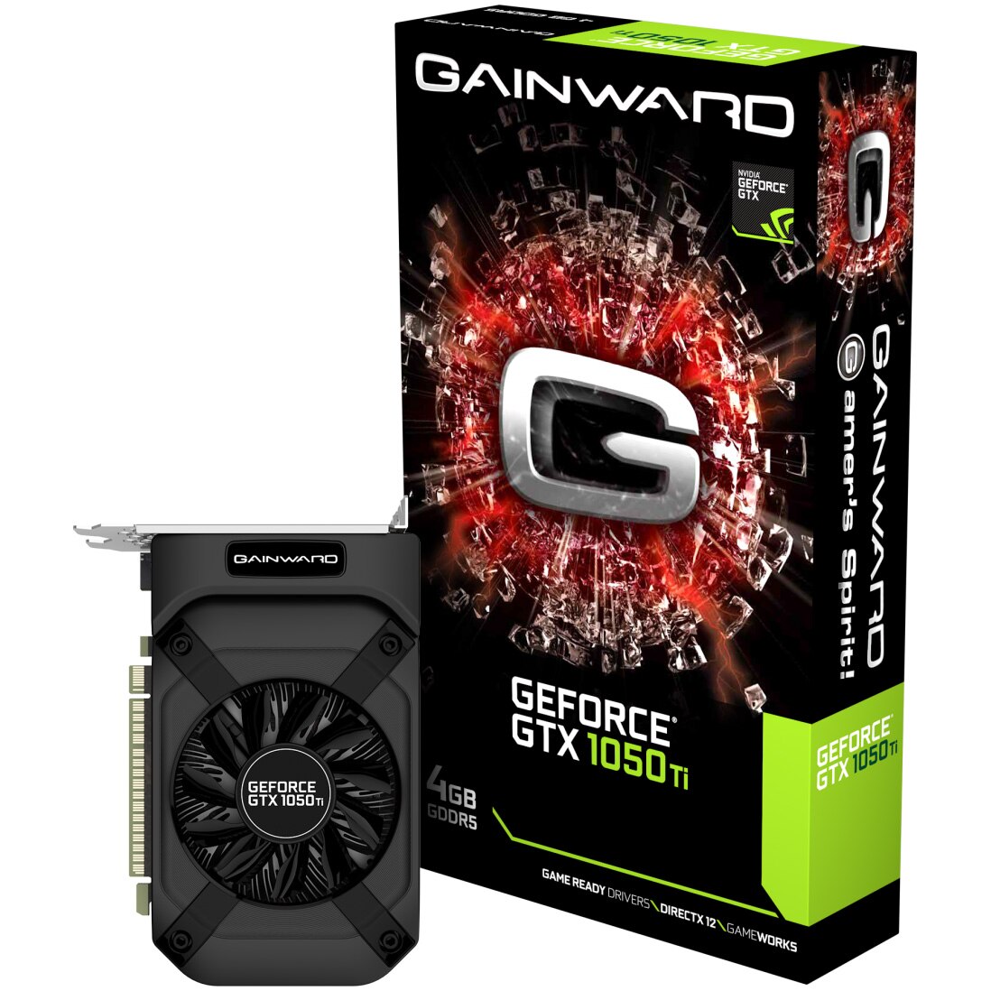 Fotografie Placa video Gainward GeForce® GTX 1050 Ti, 4GB GDDR5, 128-bit