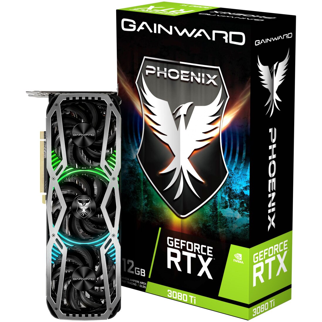 Fotografie Placa video Gainward GeForce® RTX™ 3080 Ti Phoenix LHR, 12GB GDDR6X, 384-bit
