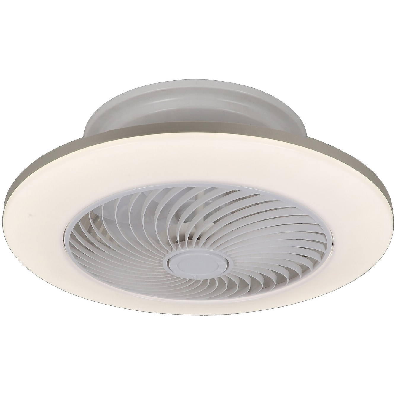 Fotografie Plafoniera LED integrat cu ventilator Rabalux Dalfon, telecomanda, temporizator, 36W, 2100 lm, 55 cm, clasa energetica G