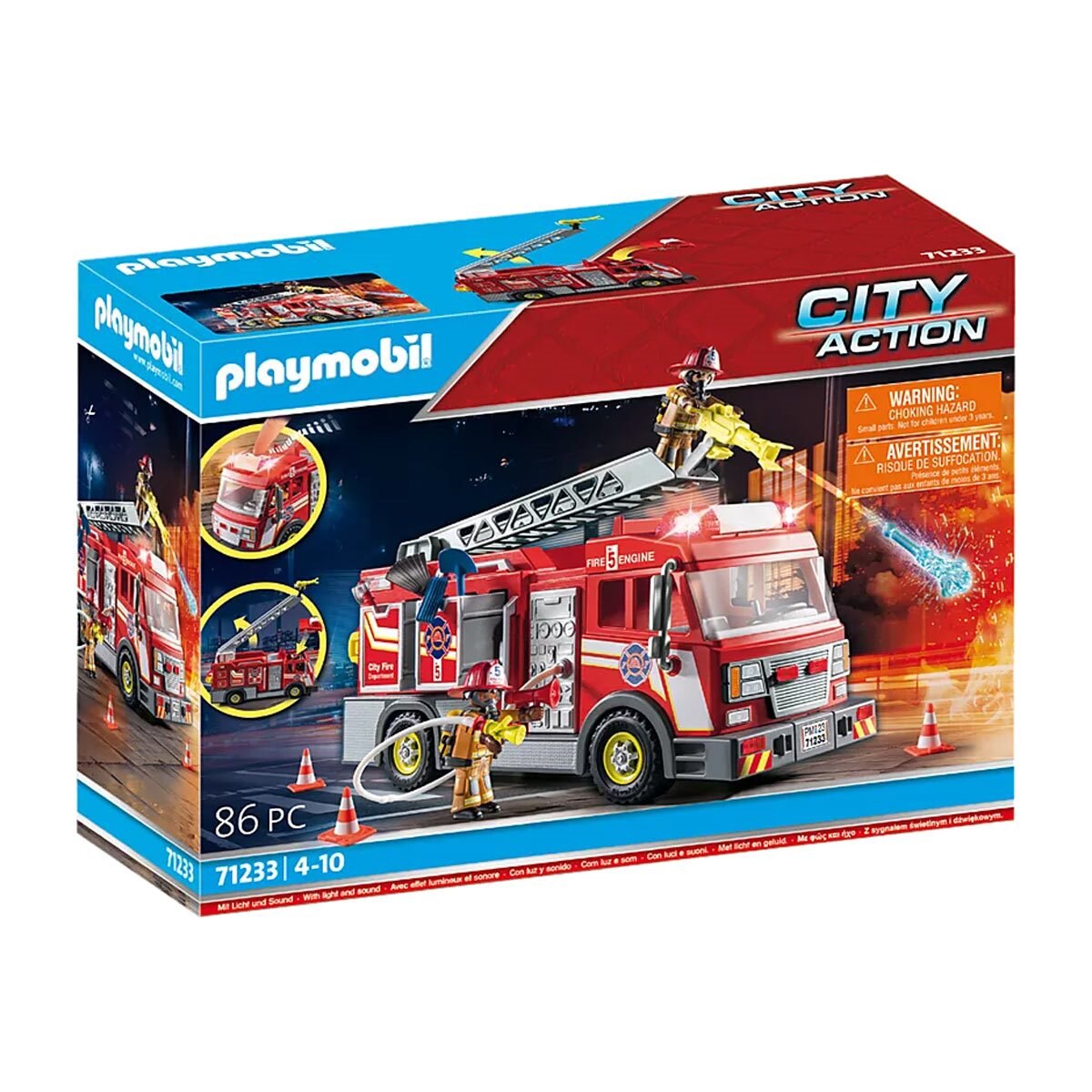 Fotografie Playmobil City Action - Camion de pompieri