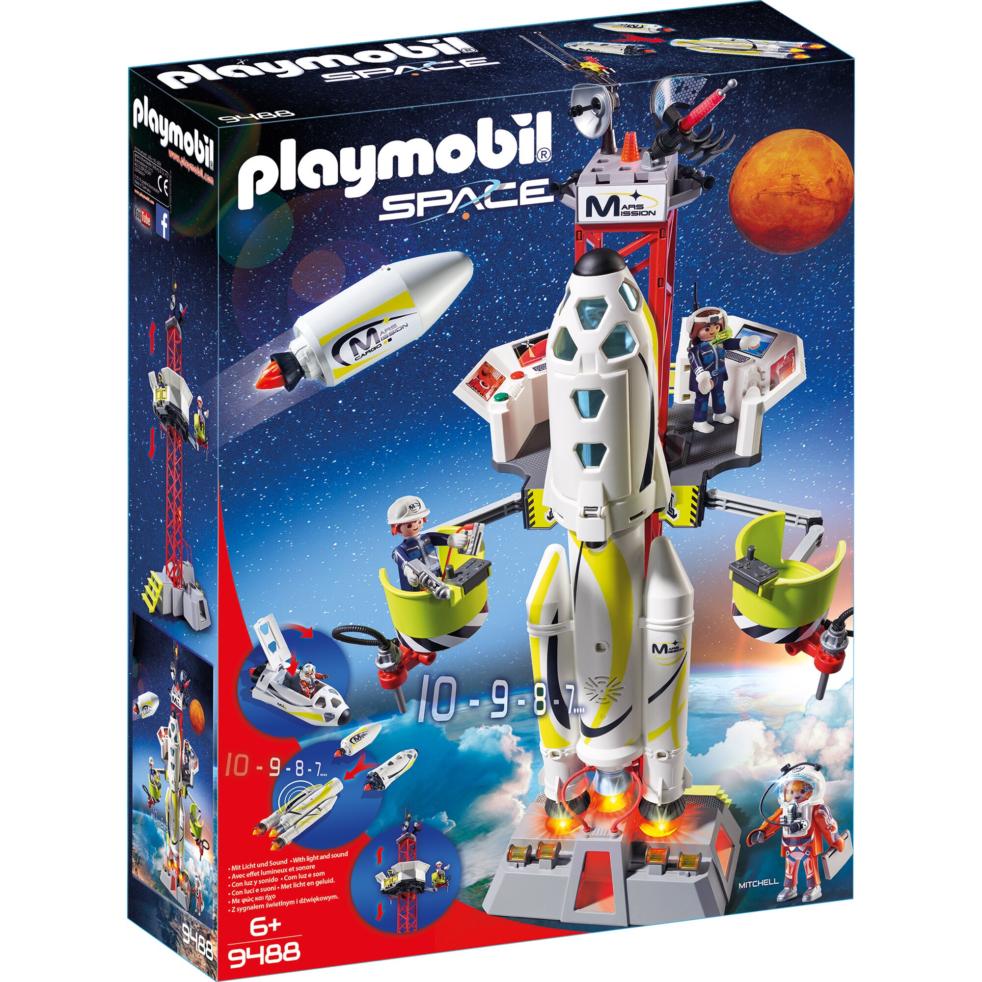 Fotografie Playmobil Space - Racheta spatiala cu lansator