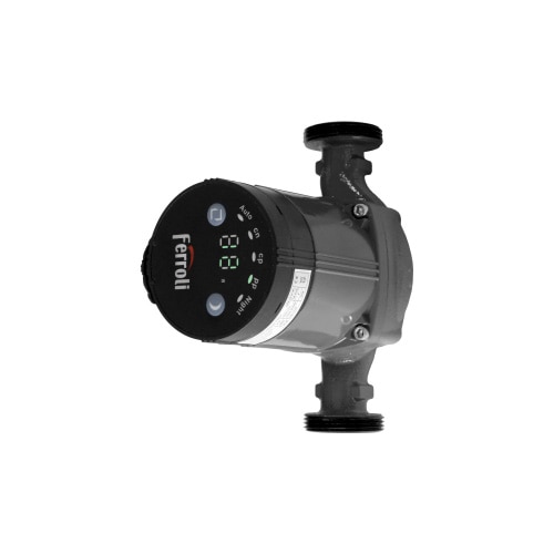 Fotografie Pompa de circulare a apei in instalatiile de incalzire si apa calda menajera Ferroli CRS 25-8 EAB, H max. 8 m, max. 3.9 mc/h, 60 W, 220 V, IP44, Clasa energetica A