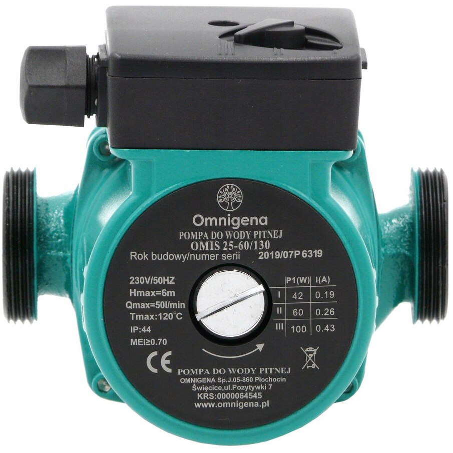 Fotografie Pompa de recirculare Omnigena OMIS 25-60/130, 10 bar, IP44