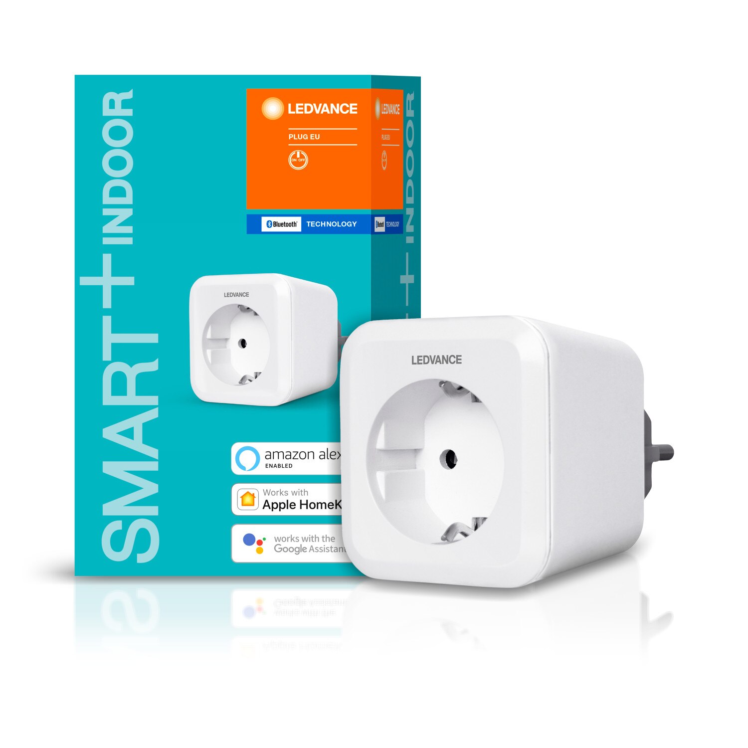 Fotografie Priza inteligenta Ledvance Smart, Plug EU, Bluetooth, 3680 W, 16 A, IP20, controlabila prin intermediul aplicatiei LEDVANCE SMART+