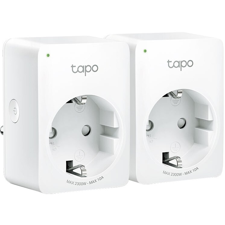 Fotografie Priza TP-Link Wi-Fi Mini Smart Tapo P100, 2 pack