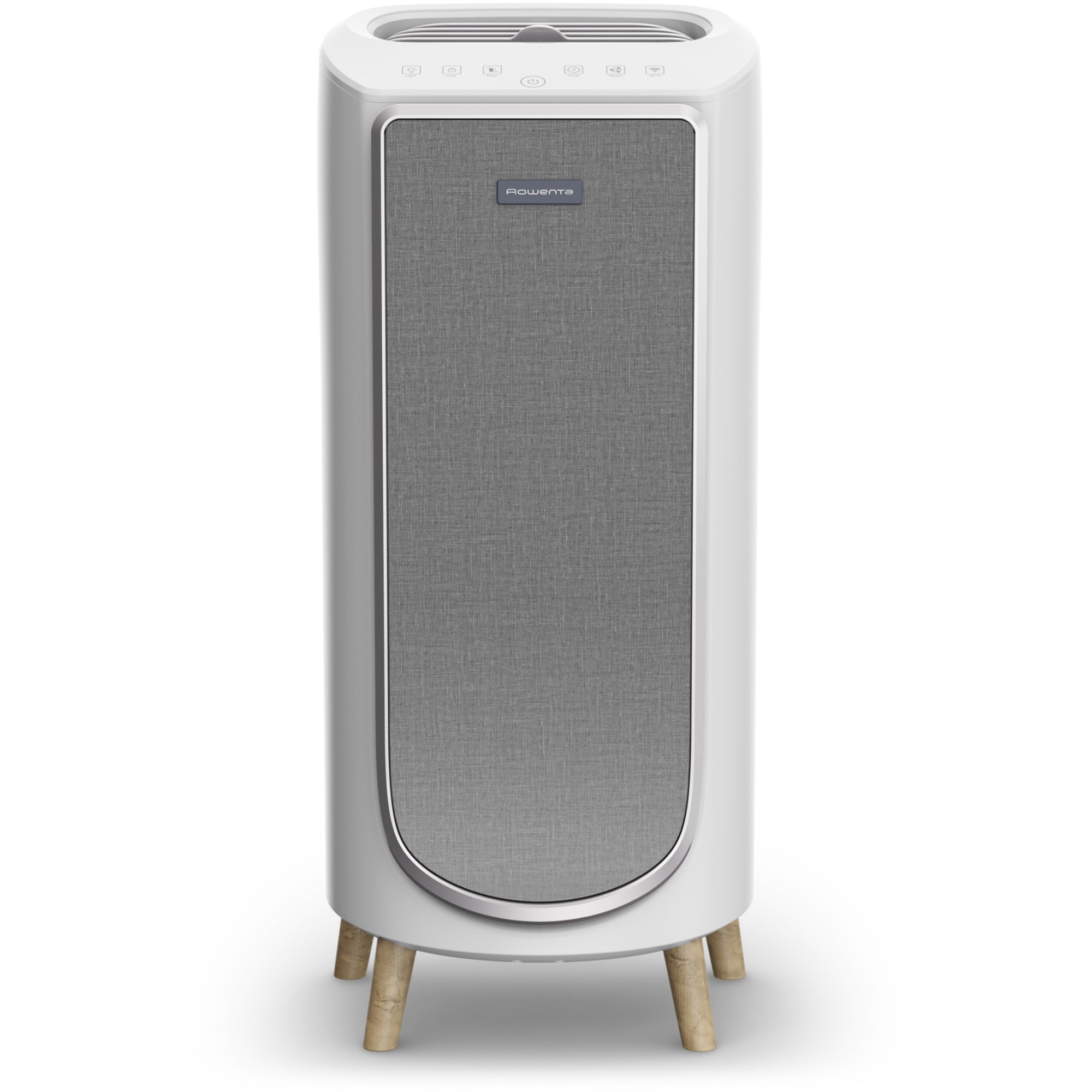 Fotografie Purificator Rowenta Intense Pure Air Home PU6180F0, sistem de filtrare HEPA, 5 trepte de viteza, 3 trepte de filtrare, 60 W, alb & gri