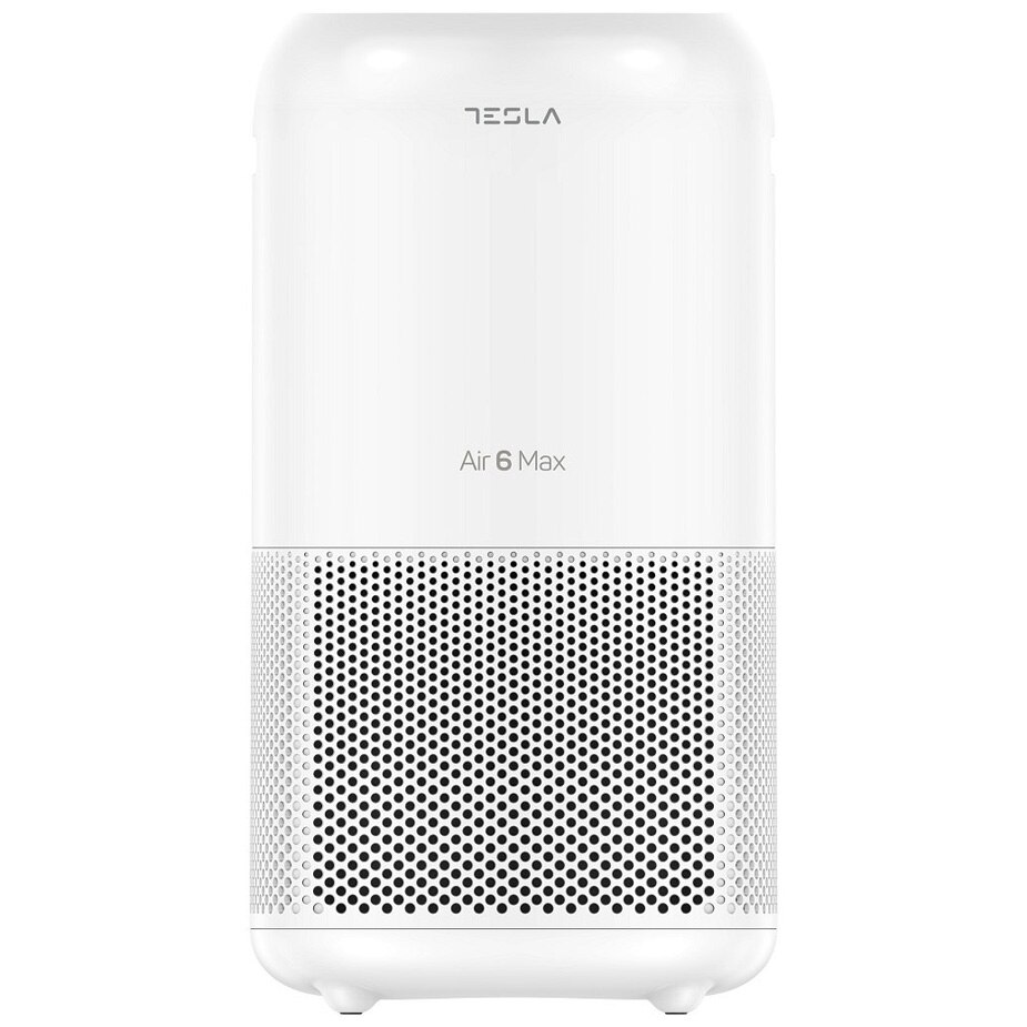 Fotografie Purificator Tesla Air6 MAX, CADR 400 m3/h, Wi-Fi, Senzor calitate aer, Sleep Mode, Timer, Filtru HEPA+Carbon Activ+Catalyst, Lumina UV-C, Alb