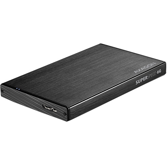 Fotografie Rack extern Axagon EE25-XA6, USB 3.0, compatibil 2.5 inch SATA HDD/SSD, 6 Gbit/s, Aluminiu, Negru
