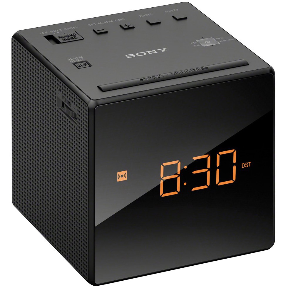 Fotografie Radio cu ceas Sony ICFC1B, Negru