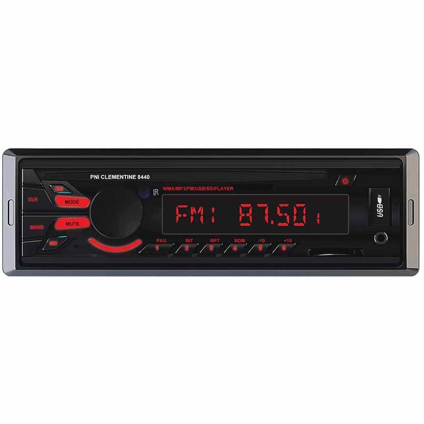 Fotografie Radio MP3 player auto PNI Clementine 8440 1 DIN cu SD si USB