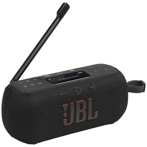 Fotografie Radio portabil JBL Tuner 3, DAB/DAB+/FM, Bluetooth, Auracast, Autonomie 15 ore, IP68, Negru