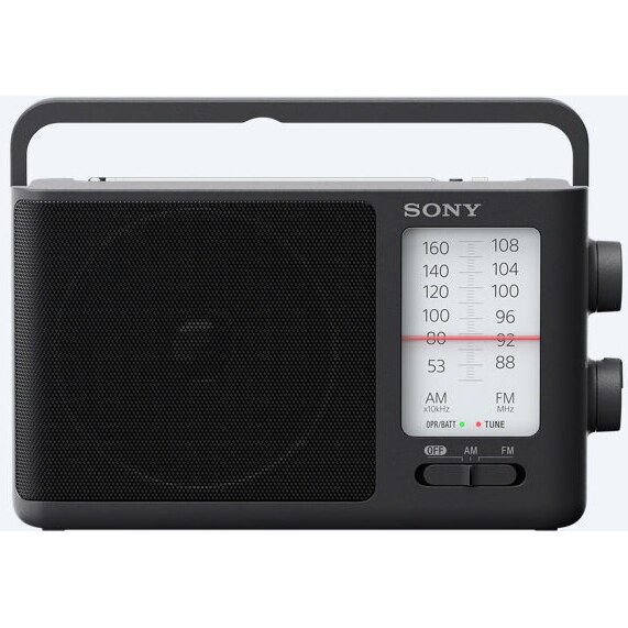 Fotografie Radio portabil Sony ICF506, FM/AM, Mufa casti, Negru
