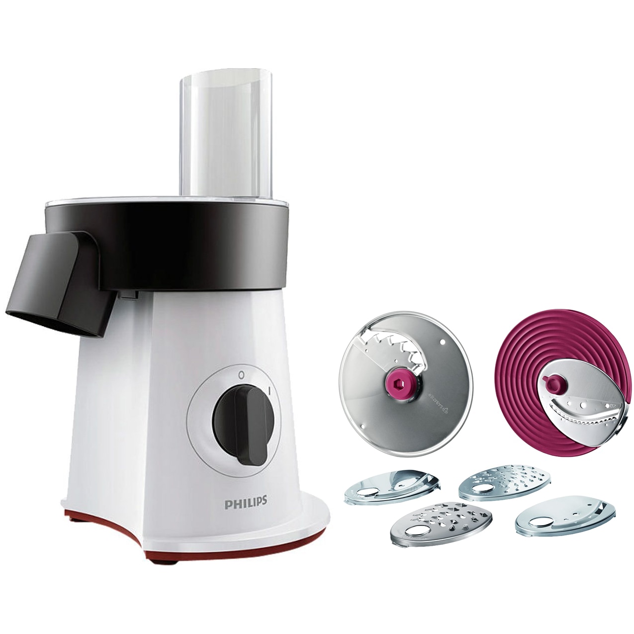 Fotografie Razatoare Philips HR1388/80, 200 W, Alb/Negru