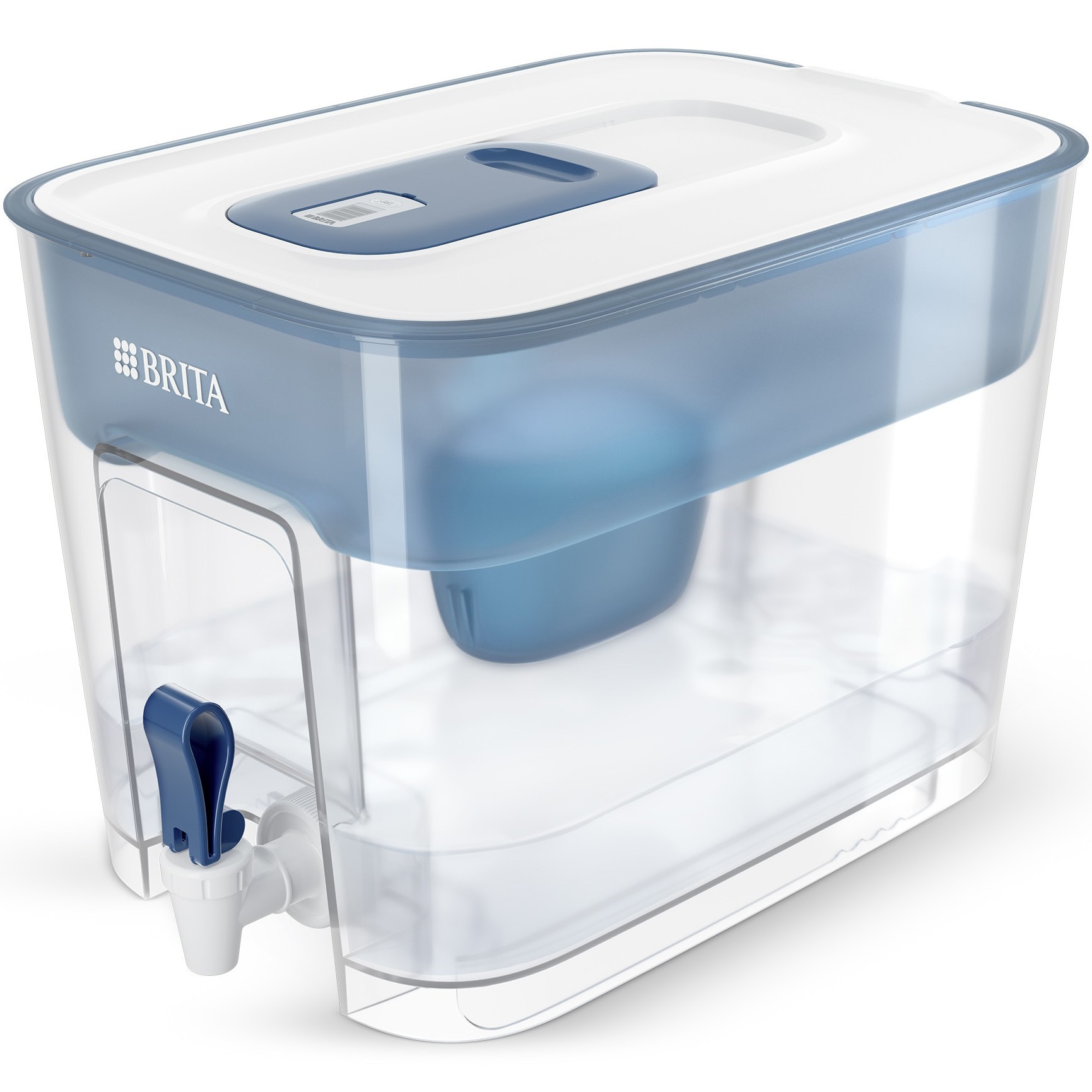 Fotografie Recipient filtrant Brita Flow XXL Maxtra PRO, 8.2L, albastra