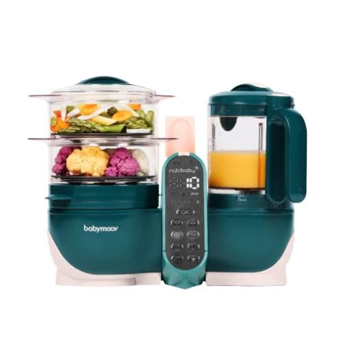 Fotografie Robot multifunctional pentru gatit 6 in 1 Babymoov Nutribaby+, Opal Green