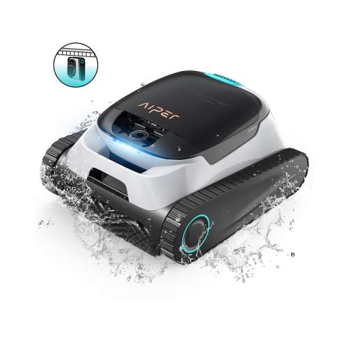 Fotografie Robot pentru curatarea piscinei, fara fir Scuba N1, Aiper suprafata acoperita 150 ㎡, debit 300 l/m, autonomie 180 minute