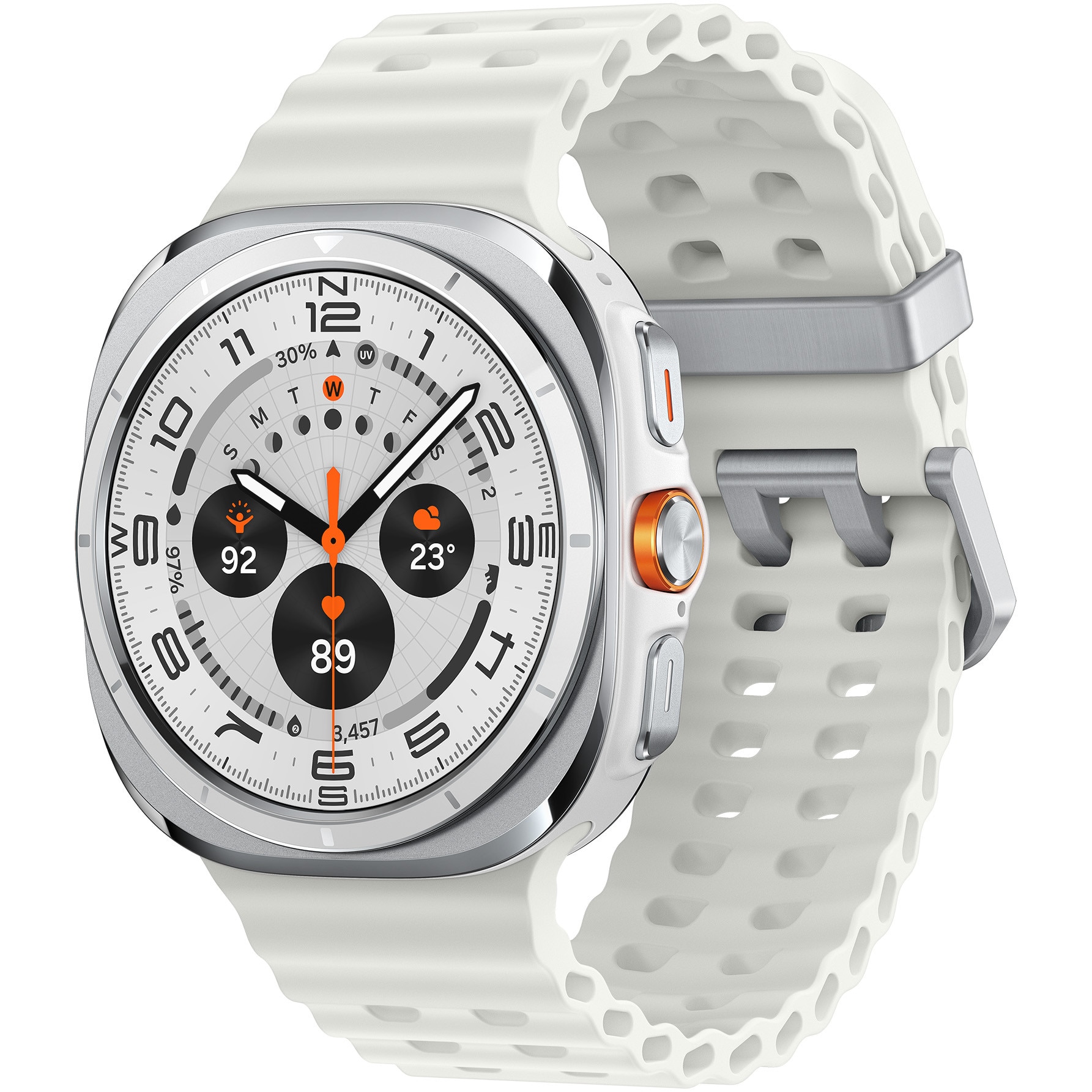 Fotografie Samsung Galaxy Watch Ultra (2025), 47mm, LTE, Titanium White