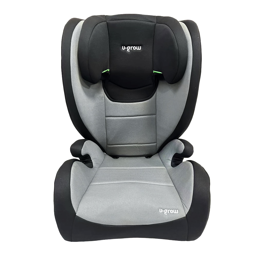 Fotografie Scaun auto pentru copii U-Grow, 100-150 cm, certificat R129, cu isofix, 4-12 ani, gri/negru