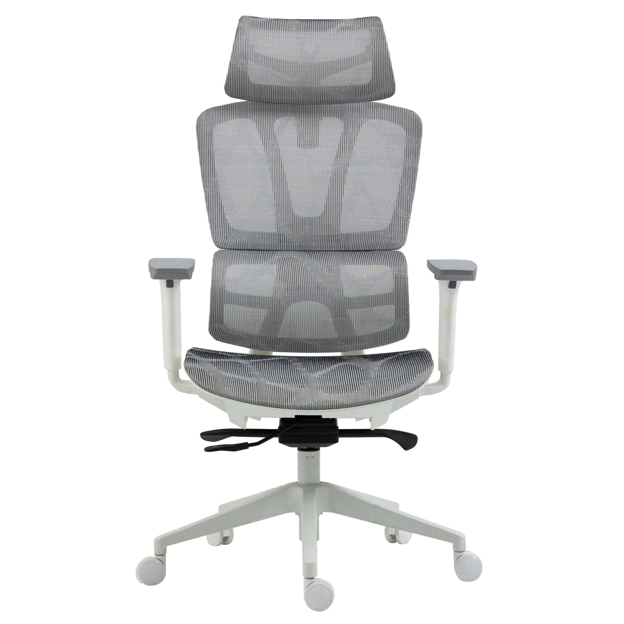 Fotografie Scaun birou ergonomic Kring Syd, reglaje multiple, mesh, Gri