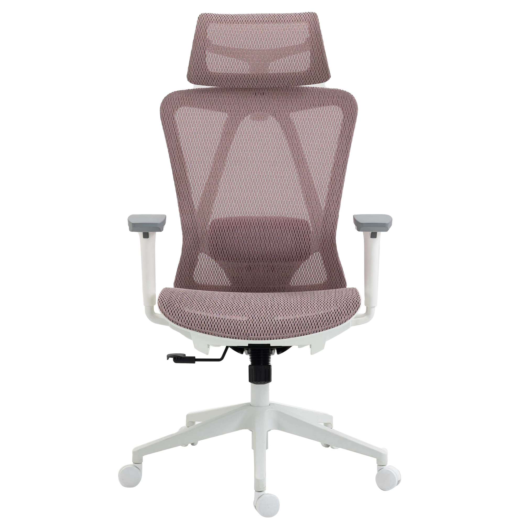 Fotografie Scaun birou ergonomic Kring Yoko, reglaje multiple, mesh, Roz