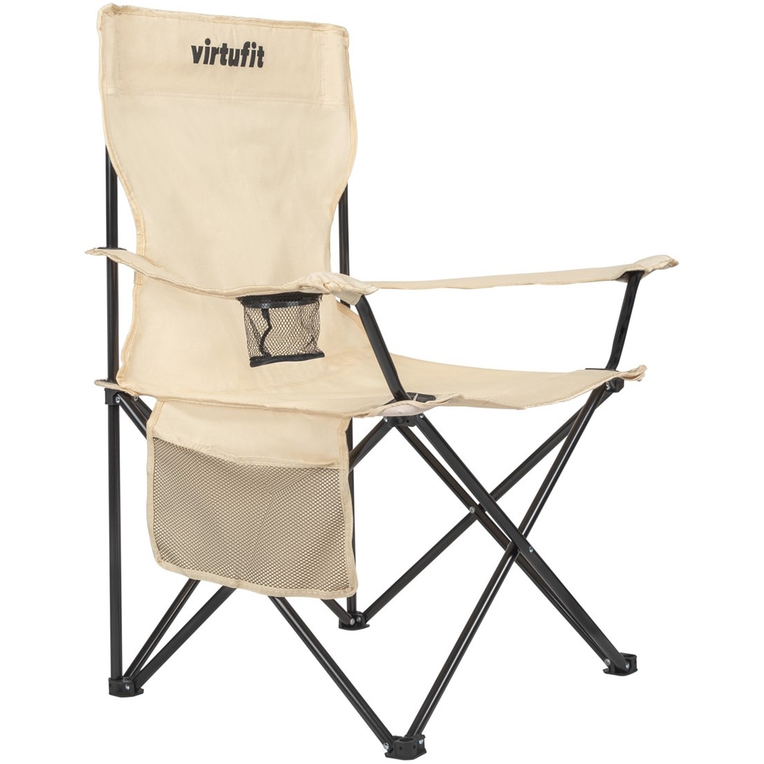 Fotografie Scaun camping pliabil VirtuFit, bej