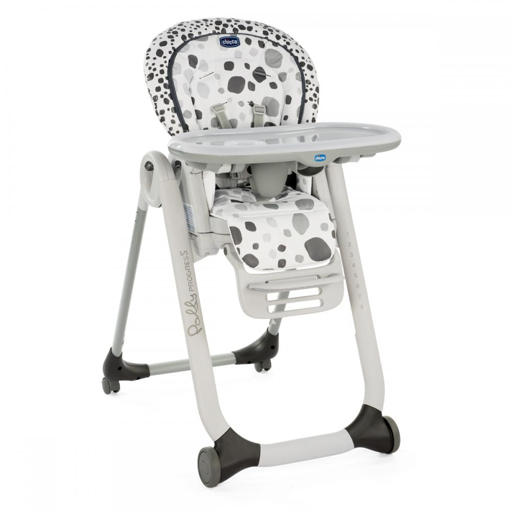 Fotografie Scaun de masa pentru bebelusi Chicco Polly Progres5 , 0 luni+, 4W anthracite