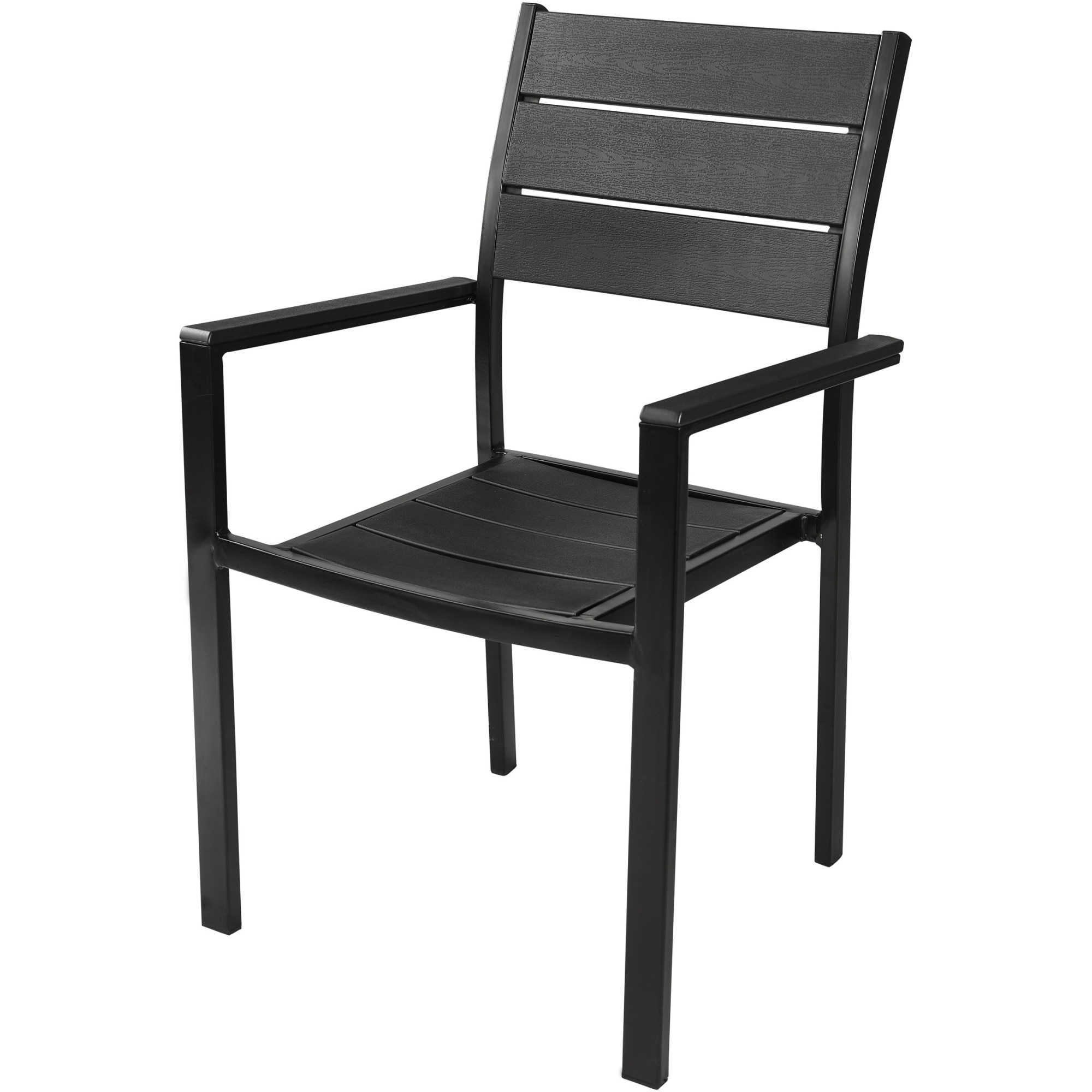Fotografie Scaun gradina/terasa/curte, Kring Dayton, 62x55x88, metal/plastic, culoare negru