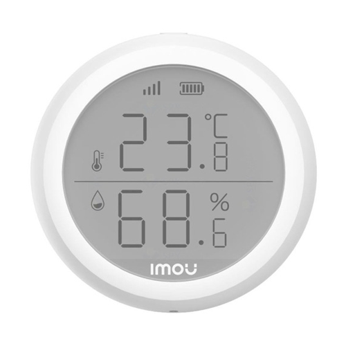 Fotografie Senzor de temperatura si umiditate wireless Imou ZTM1, autonomie 1 an, protocol Zigbee, 1200 m