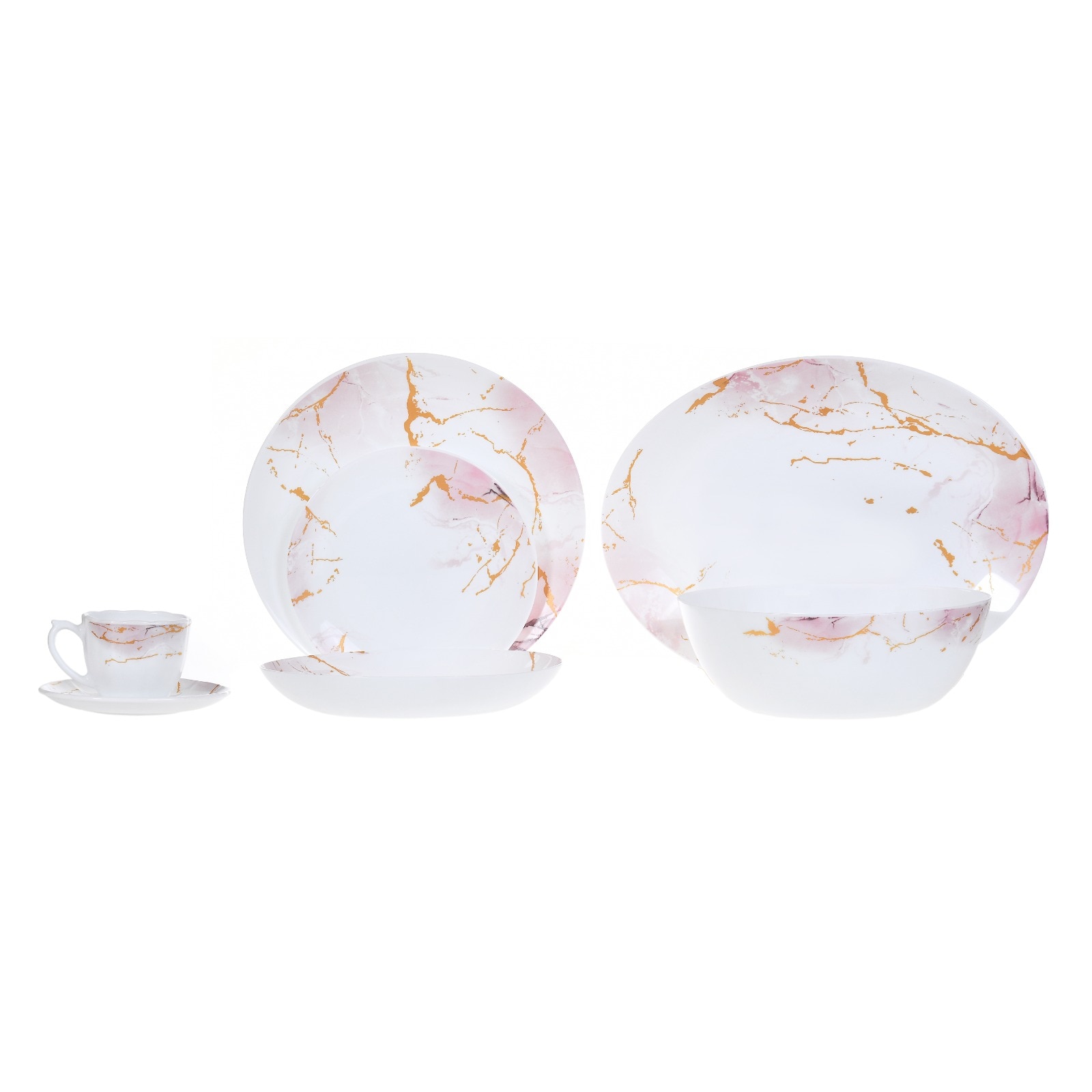 Fotografie Serviciu de masa 32 piese Eljado Décor Rozalin, opal