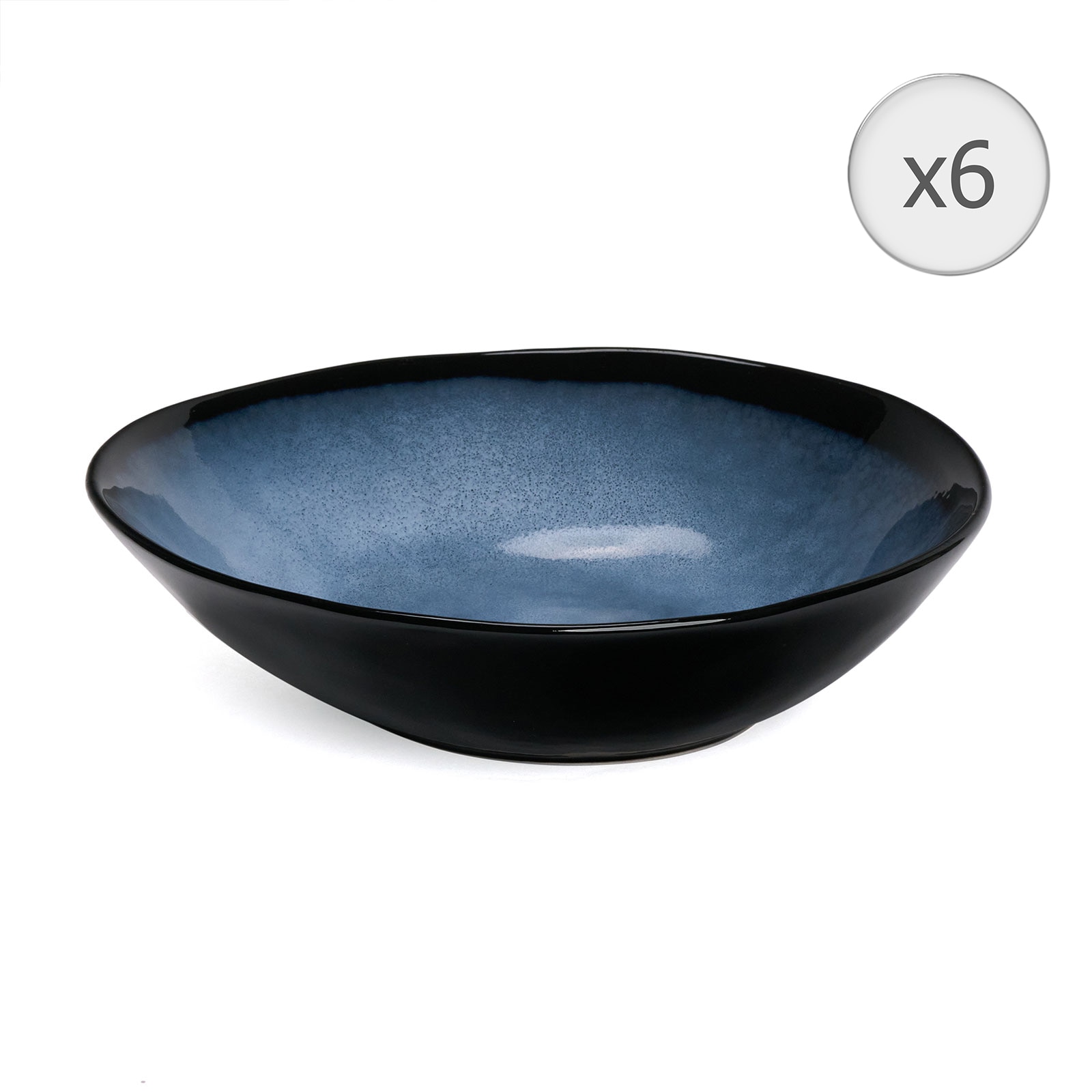 Fotografie Set 6 farfurii ovale Art of dining by Heinner Serenity, ceramica, 20cm