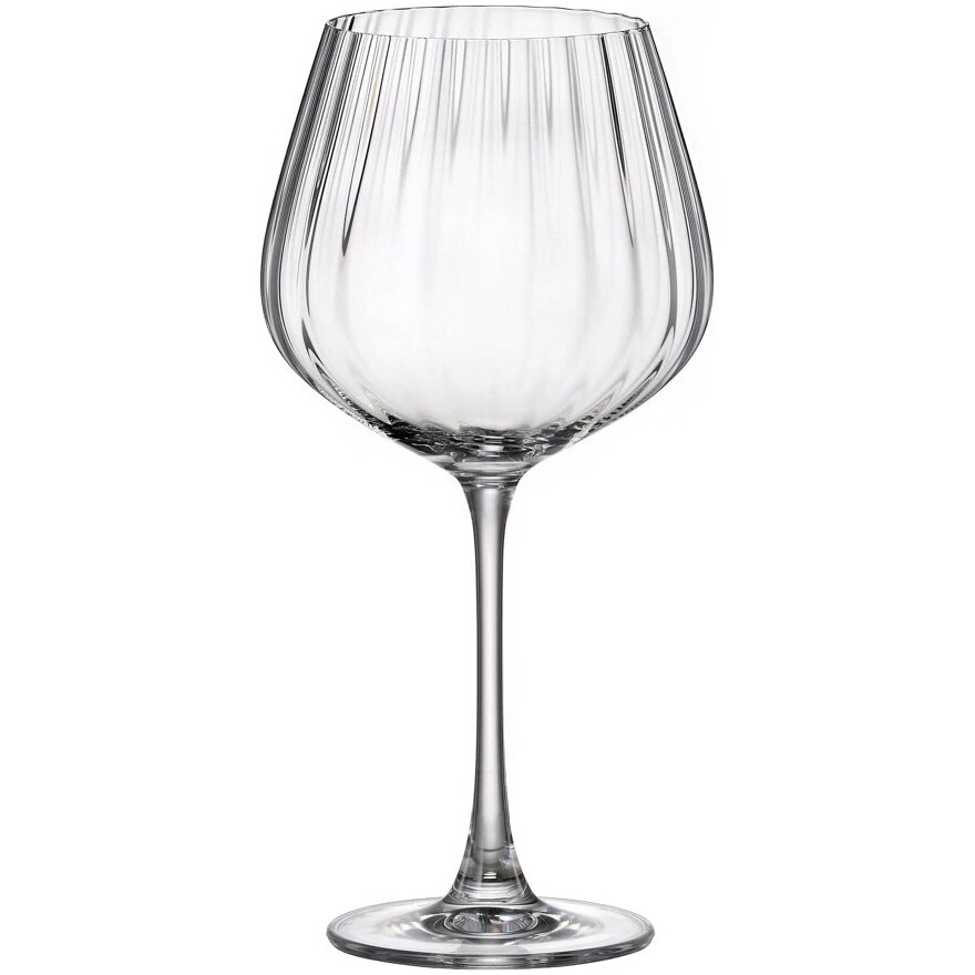 Fotografie Set 6 pahare vin/gin Bohemia Columba Optic, cristalin, 640 ml