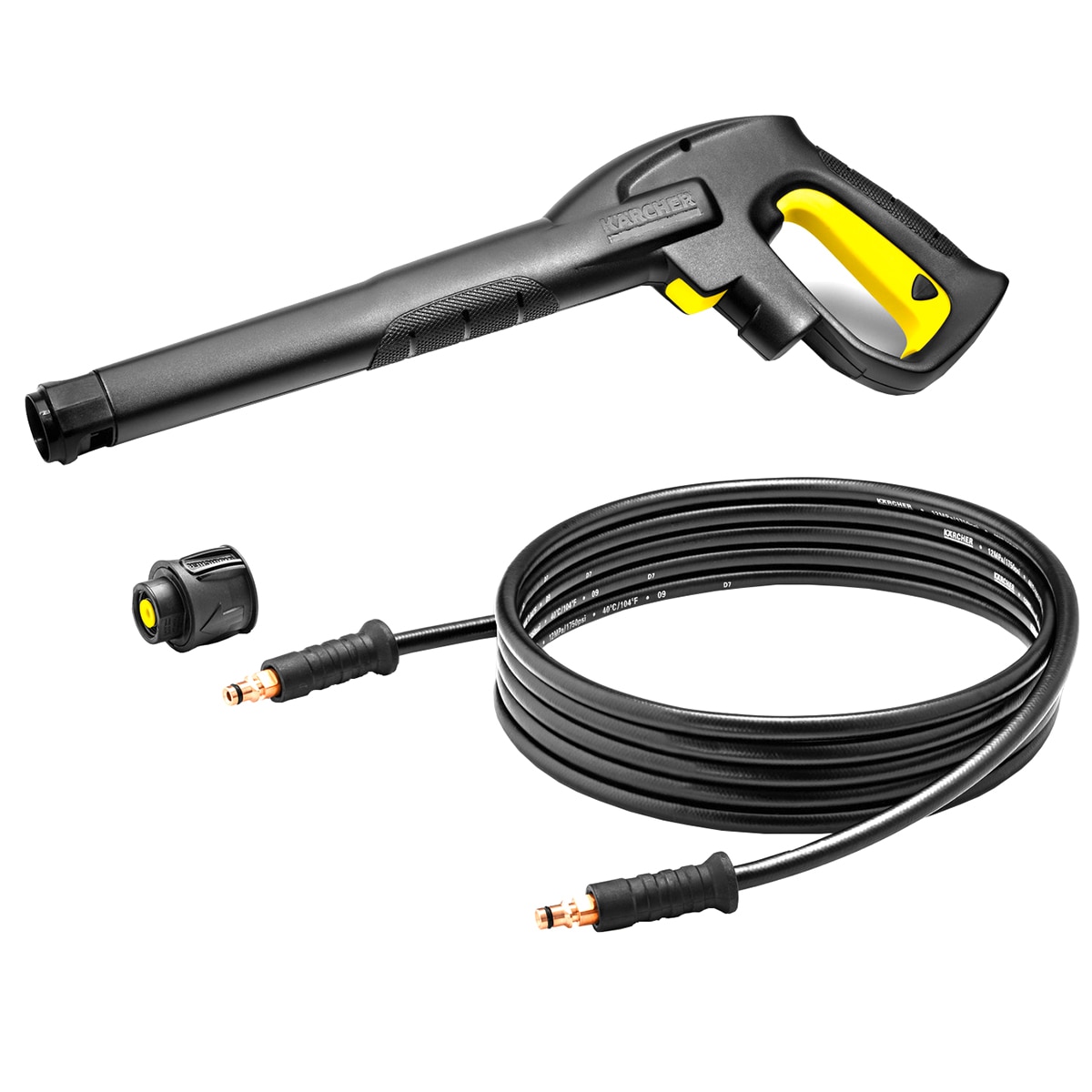Fotografie Set accesorii pentru aparat de spalat cu presiune Karcher HK 4, furtun 4 m HK 4 + pistol Karcher + adaptor, pentru modelul K2