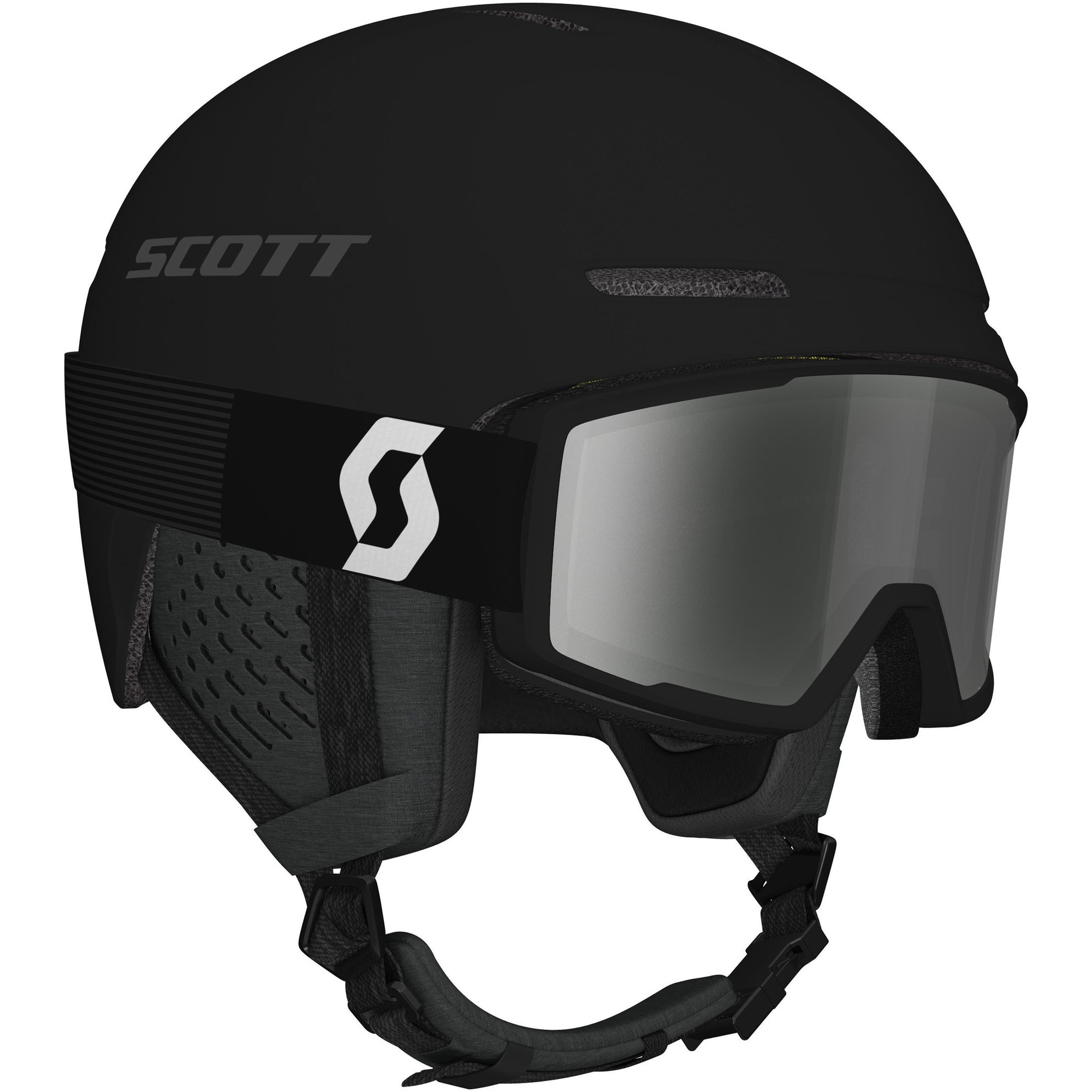 Fotografie Set casca si ochelari ski Scott Track+Factor, marime L(59-61cm), negru