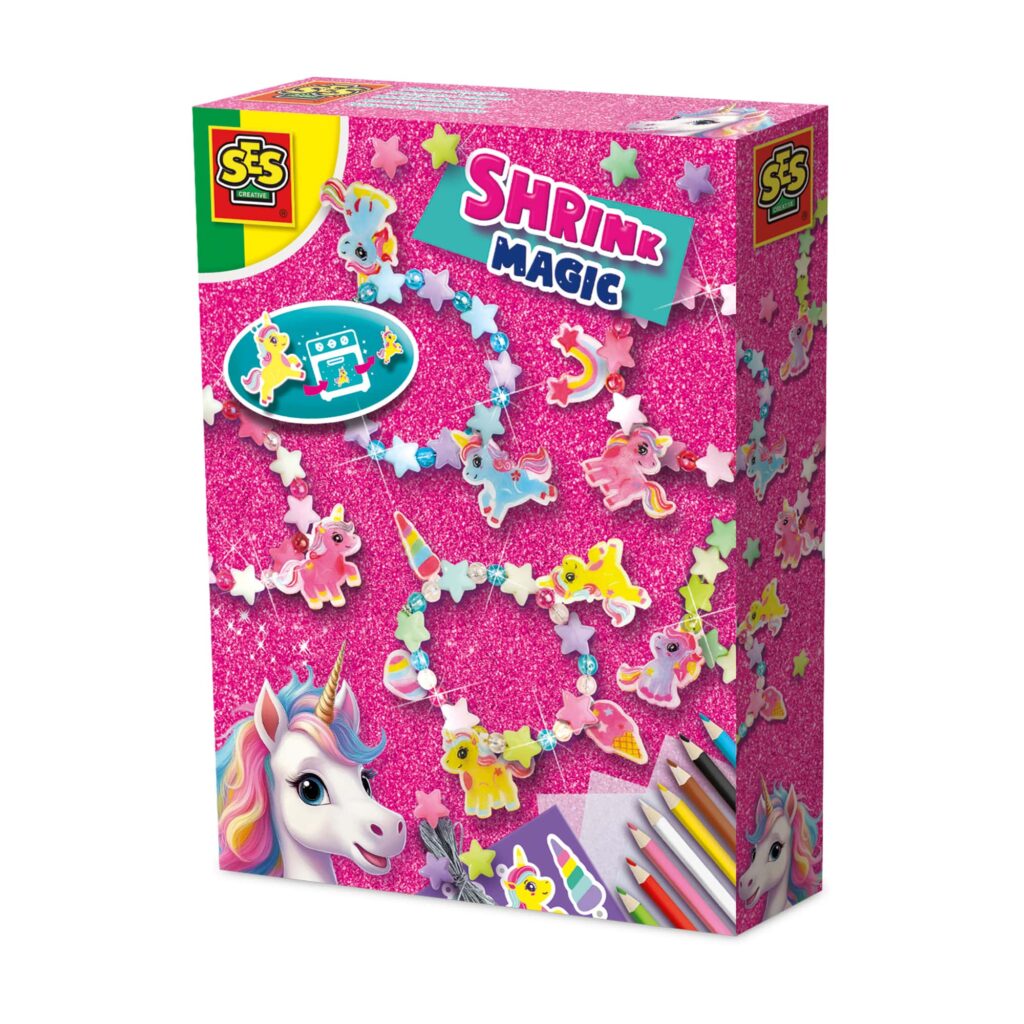 Fotografie Set creatie SES Creative - Bratari cu talismane, Unicorni