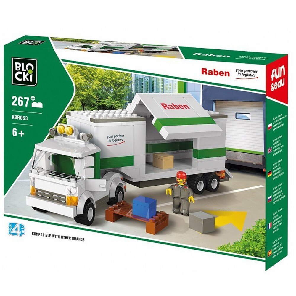 Fotografie Set de cosntructie Blocki Raben - Camion cu remorca, 377 piese