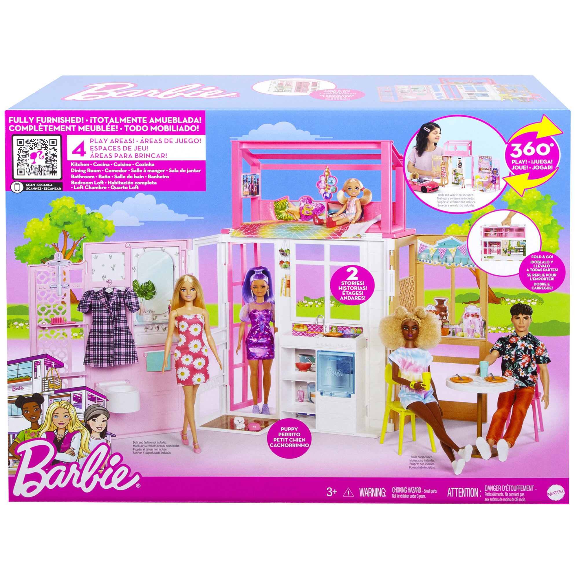 Fotografie Set de joaca Barbie - Casa complet mobilata
