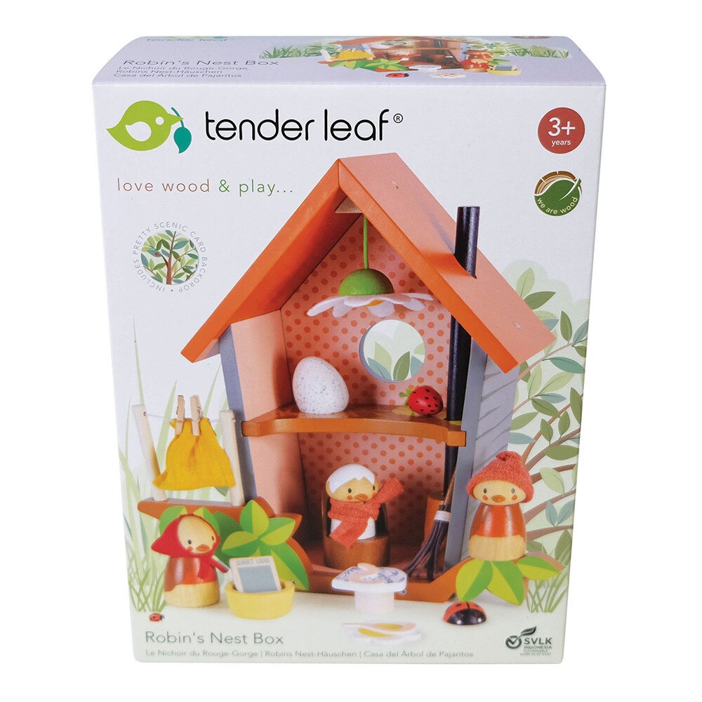 Fotografie Set de joaca din lemn Tender Leaf Toys - Robin's Nest Box