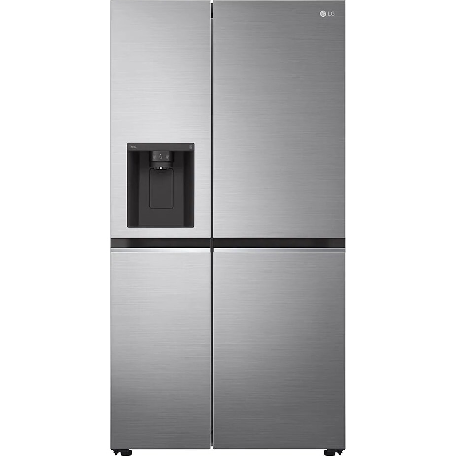 Fotografie Side by Side LG GSLV71PZTE, 635 l, No Frost, DoorCooling, Dozator apa/gheata, Clasa E, H 179 cm, Argintiu