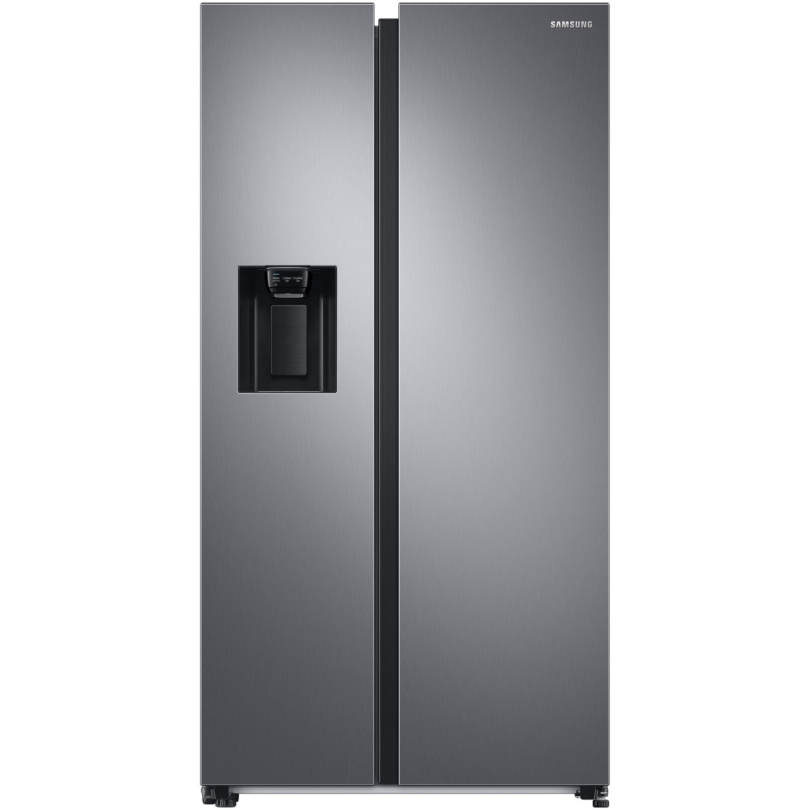 Fotografie Side By Side Samsung RS68A8520S9/EF, 609 l, Clasa F, Full No Frost, Twin Cooling Plus, Conversie Smart 5 in 1, Non-Plumbing, SpaceMax, Compresor Digital Inverter, Dozator apa, Inox
